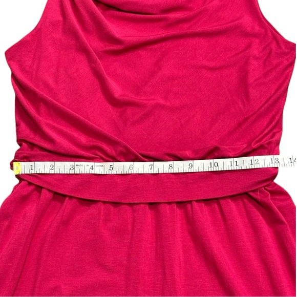 Theory Jaysa K Sulla Drape Jersey Stretch Sleeveless Dress Sz M - Picture 9 of 10